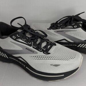 Brooks Adrenaline GTS 23 Men’s Running Shoes Sz 10 Wide 2E Oyster Ebony
